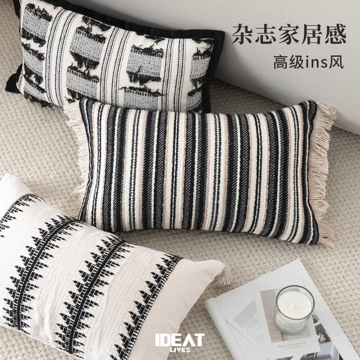 民族风咖啡店沙发抱枕摩洛哥几何枕套沙发飘窗靠垫民宿样板房靠枕