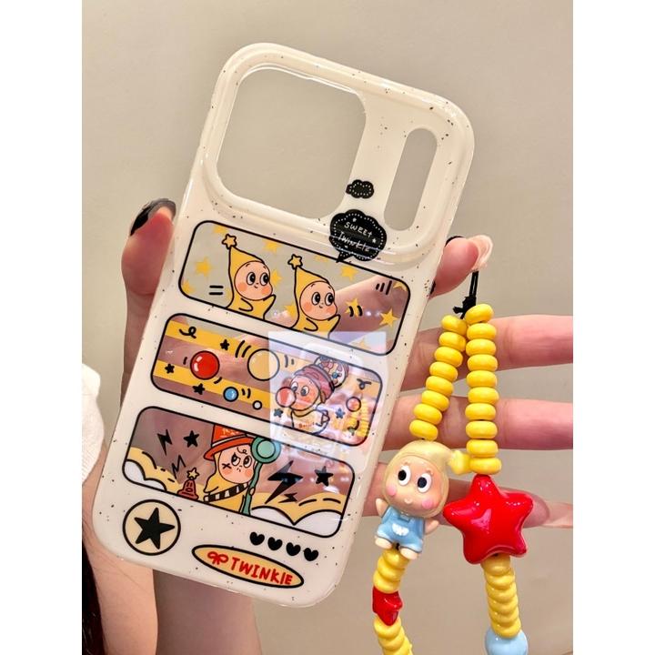 适用苹果iphone17promax韩系个性16pro挂链15ins防摔14创意手机壳