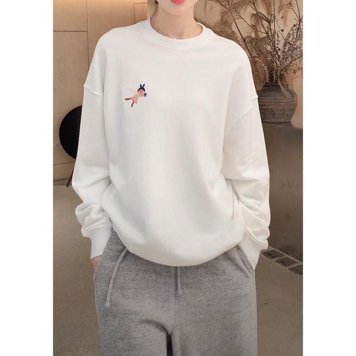 Z.blues【小天使卫衣】柔软毛圈纯棉小天使刺绣卫衣YZLHKZ0224