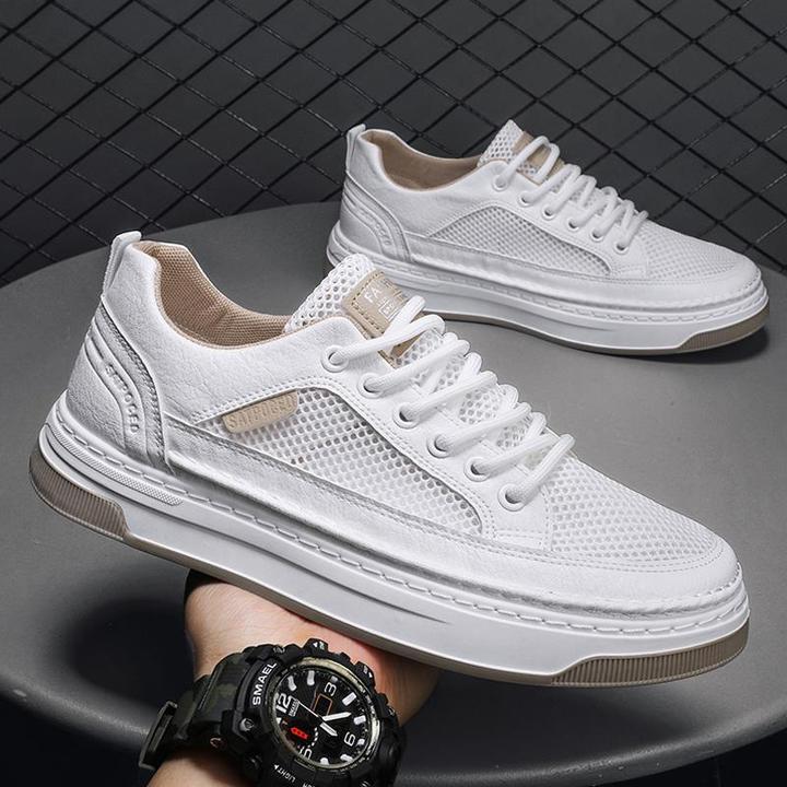 俞兆林男鞋夏季2025新款夏网面透气网鞋男士潮流百搭运动休闲板鞋