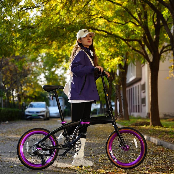 jeep折叠车自行车男女通勤亲子骑行全新升级配置轻便出行易携带