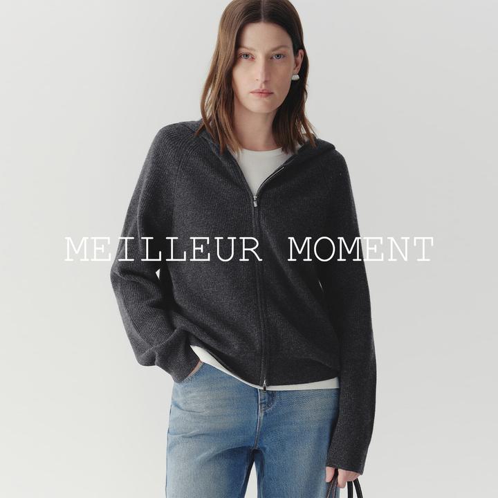 MM麦檬/CleanFit时髦实穿_定纺羊毛针织开衫26春新5H1930761