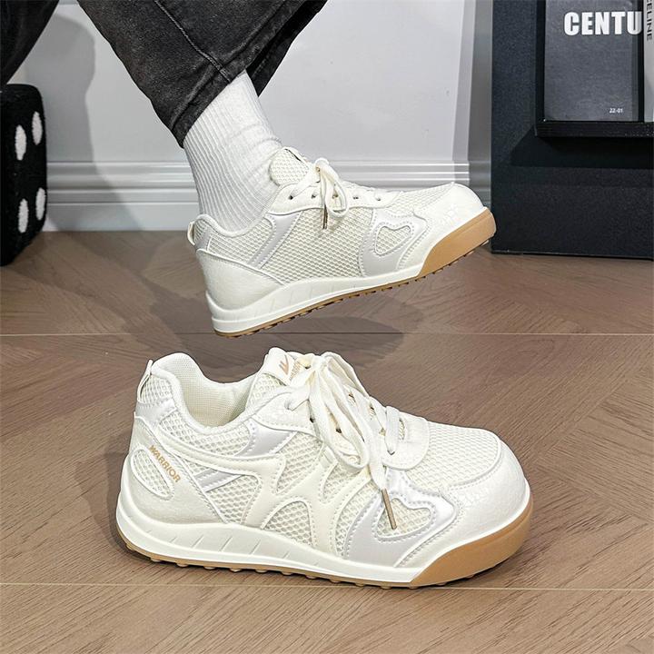 回力德训鞋女2026新款秋季女鞋子爆款超火透气薄底休闲运动小白鞋