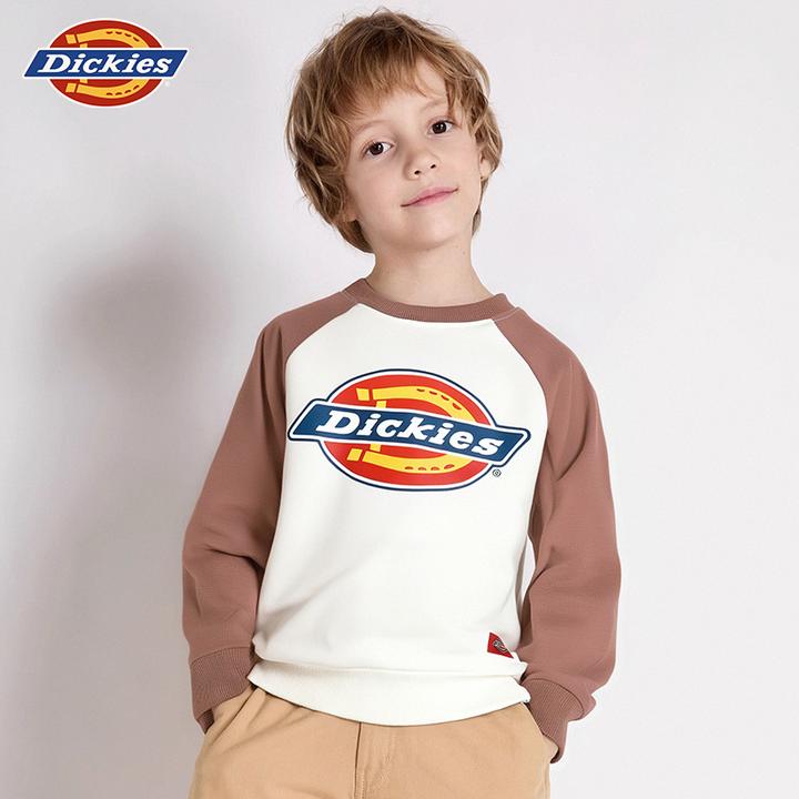 Dickies儿童2025卫衣套头春秋男女童圆领中大童长袖244K30LSD242