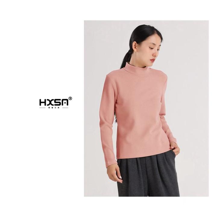 （视频）暖小豆「女士特厚-半高领德绒」冬甄选保暖打底衣7211