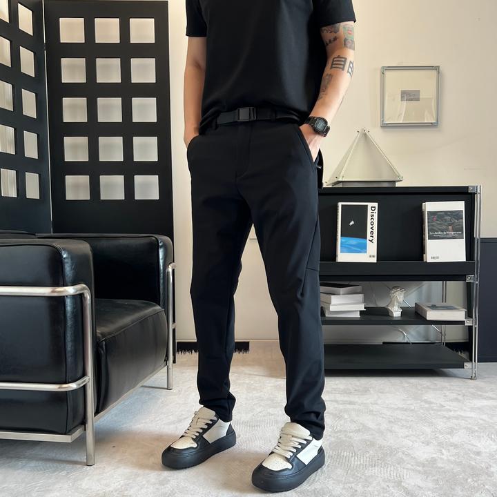 冬季男士加绒冲锋裤软壳户外小脚裤工装裤百搭休闲裤潮商务直筒裤