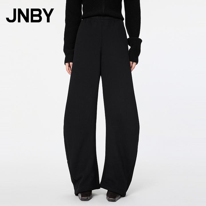 JNBY/江南布衣秋冬香蕉裤休闲卫裤棉质毛圈布宽松通勤5OBE13180