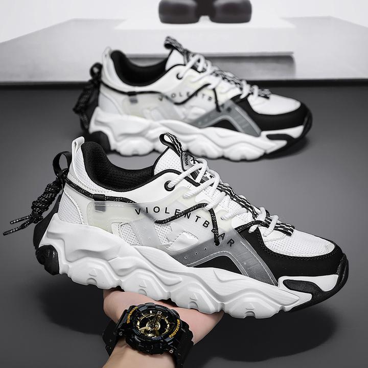 Violentbear/暴力熊新款时尚百搭情侣运动老爹鞋男女跑步鞋B1010