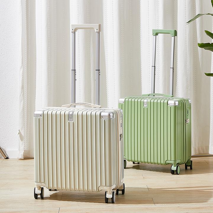 跨境20寸行李箱登机箱高端18寸拉杆箱静音万向轮带杯架一件代发