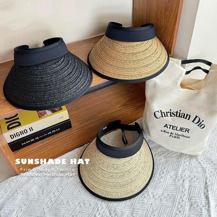 品牌官方旗舰儿童防晒草帽男女童夏季空顶帽2025新款太阳帽宝宝品