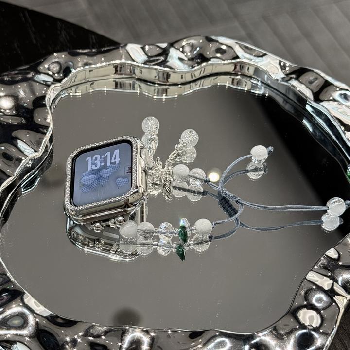 银蝴蝶iwatch手表表带s9苹果手表表带applewatch表带s8新款s10