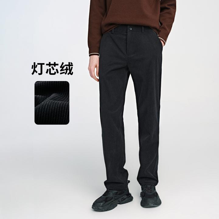 [灯芯绒]navigare意大利小帆船休闲裤子秋冬男裤舒适保暖直筒长裤