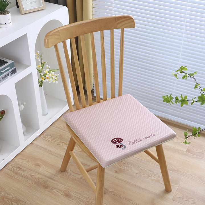 餐椅垫防滑海绵坐垫四季通用卡通绑带款方形凳子垫屁股垫屁垫