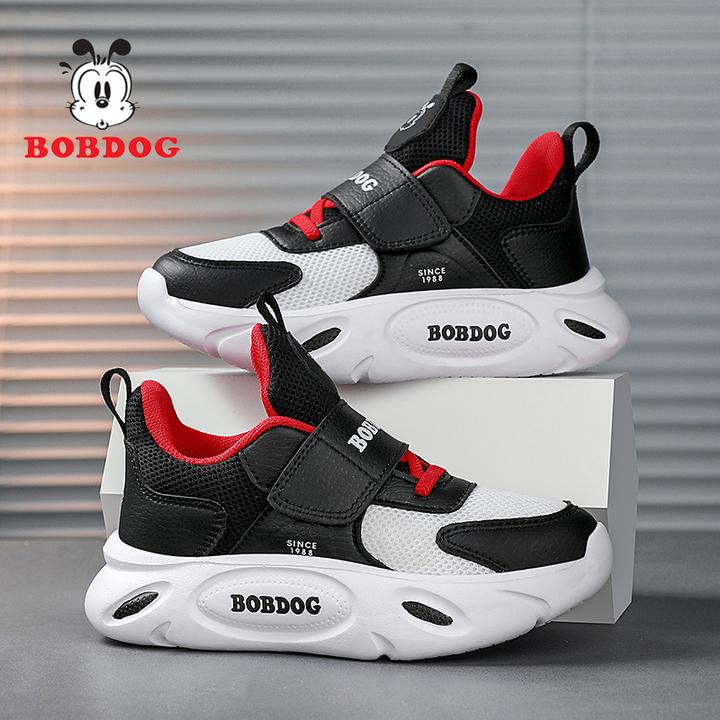 巴布豆男童鞋子2025春秋季新款网面透气男孩网鞋中大童儿童运动鞋