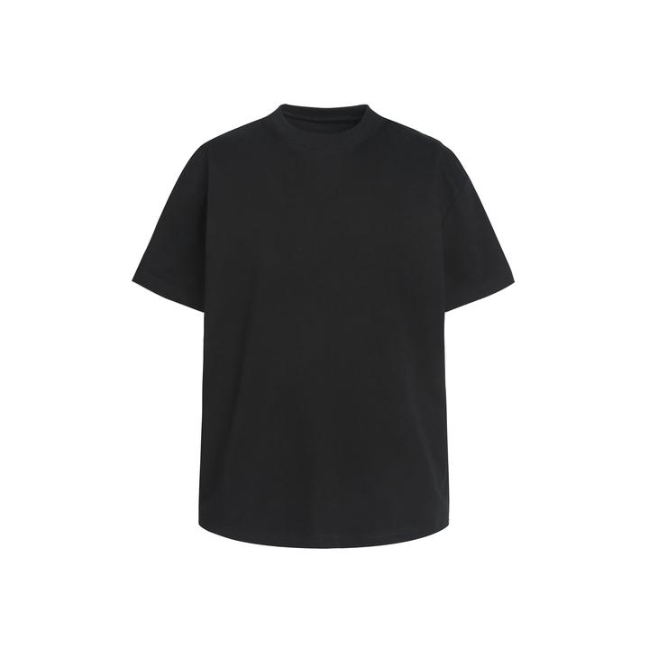 小个子短款短袖T恤男夏季240g冰感索罗娜宽松纯色基础打底衫上衣