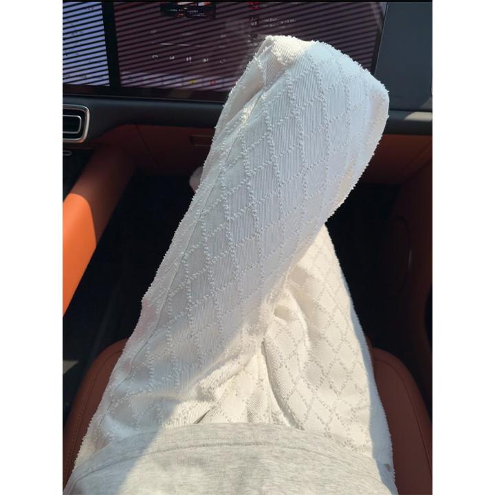 美式cleanfit菱格牛仔裤长裤男款秋季潮牌高级感休闲窄版直筒长裤