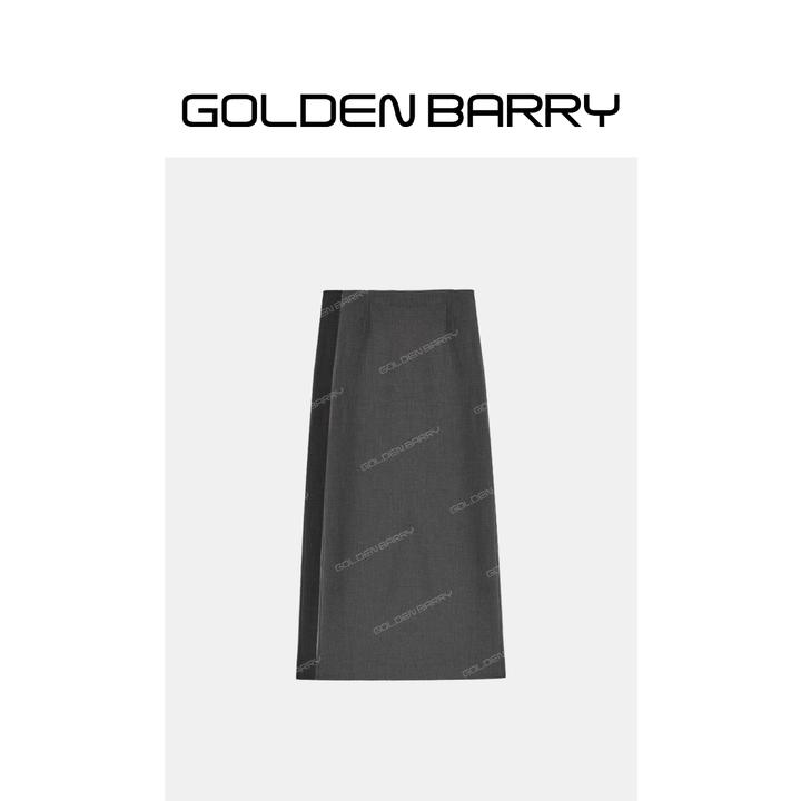 GOLDENBARRY|310163拉链开衩半身裙