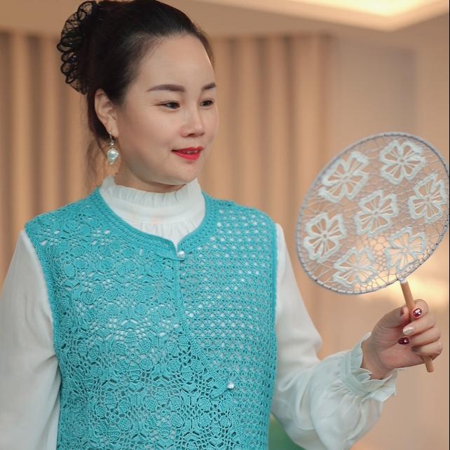 相依相伴国风背心材料包（非成品）5号蕾丝