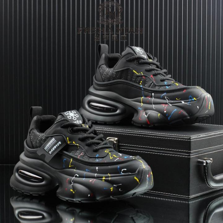 法莎尼亚老爹鞋男款秋冬新款高级感厚底增高鞋时尚百搭运动休闲鞋