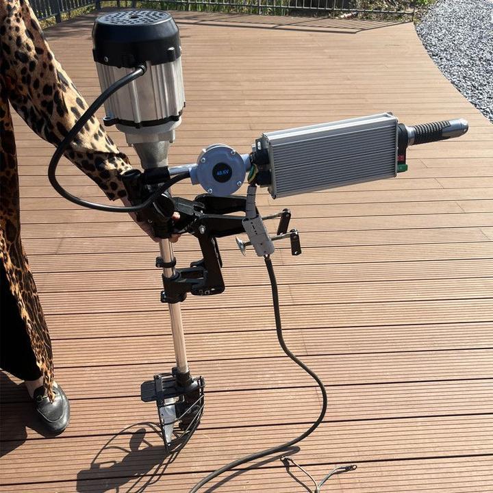 电动船外机推进器无刷螺旋桨推动机外接电瓶12V24v48V船艇动力