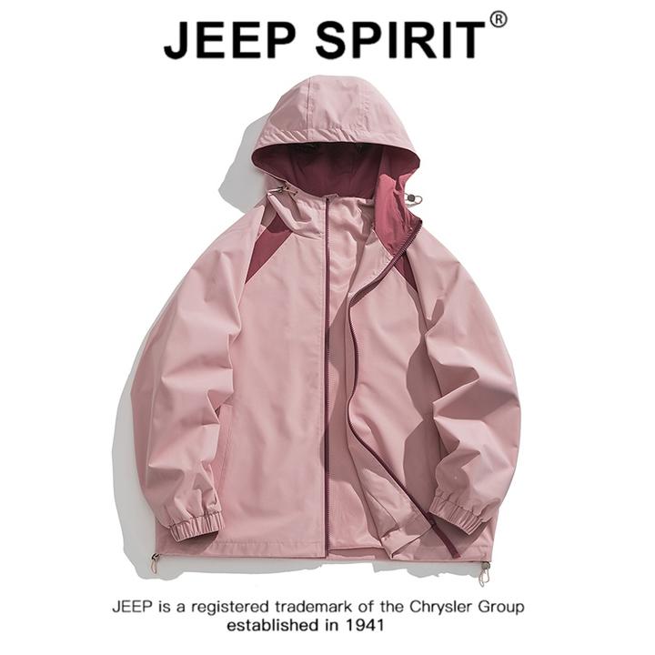 JEEPSPIRIT吉普春秋季外套男士工装夹克上衣美式潮流大码休闲外套