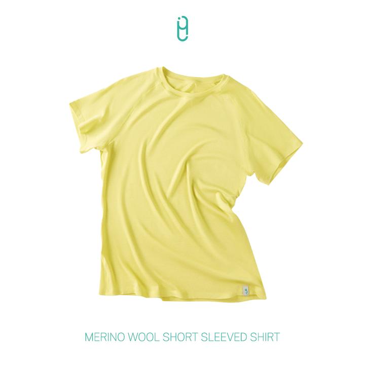 YLI美利奴羊毛T恤夏季【羊毛+天丝莱赛尔】气质时尚透气舒适运动T恤