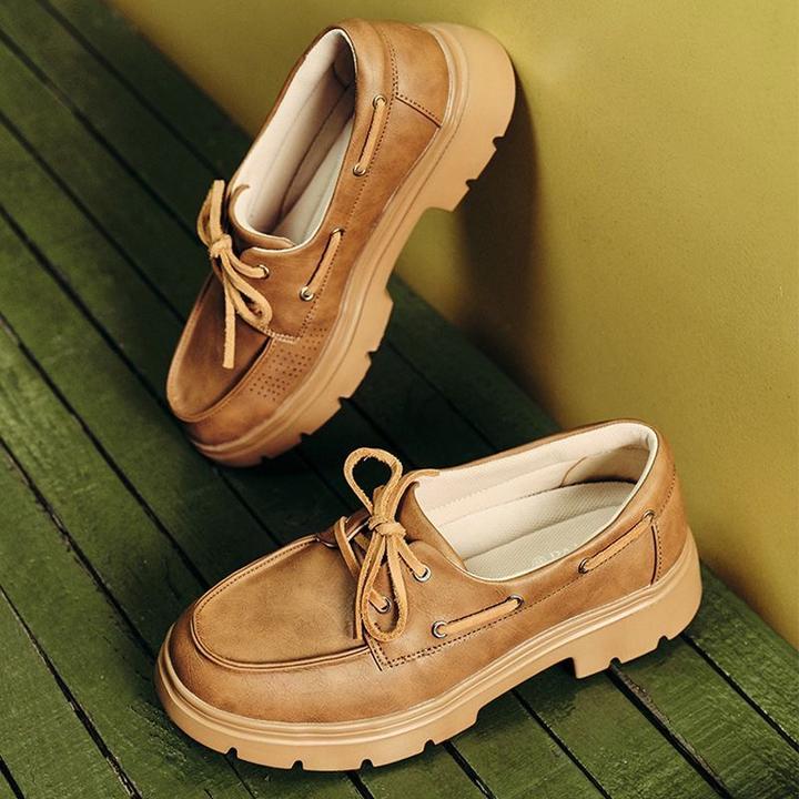 Pansy盼喜日本女鞋超轻舒适一脚蹬透气百搭乐福鞋秋季新款4273