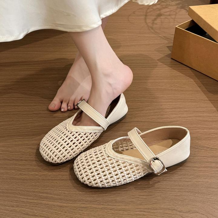 平底软皮软底不累脚平底浅口单鞋2025新款爆款女款一脚蹬懒人鞋子