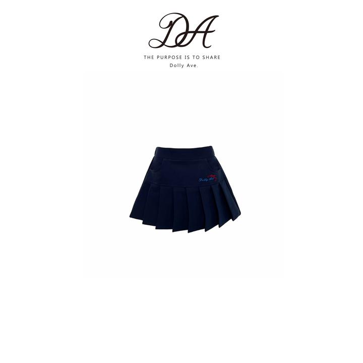 【现货】Dolly Ave 「少女系列」学院风轻奢女童休闲气质春夏百褶半裙