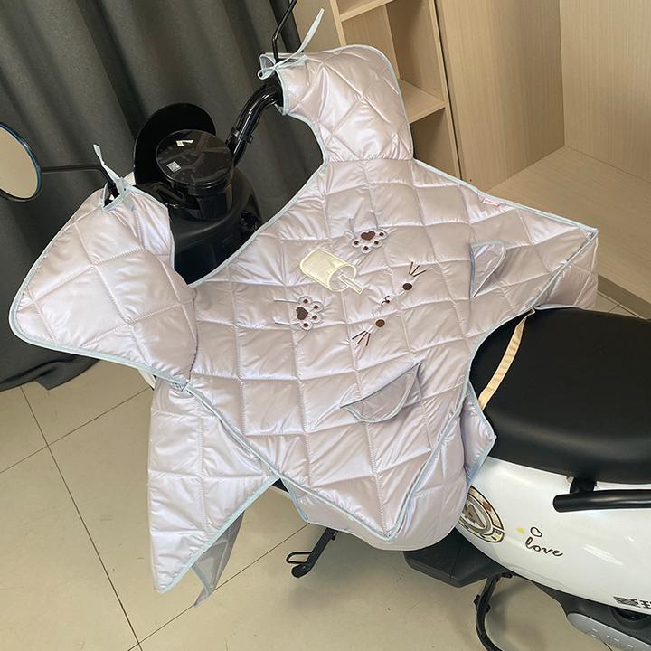 电动车挡风被夏季电瓶摩托车防晒防雨罩四季通用春秋款