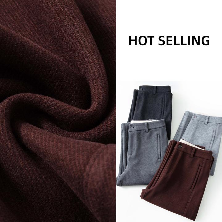 【蚕丝+羊毛】2025冬季新款百搭显瘦休闲直筒阔腿裤5962款