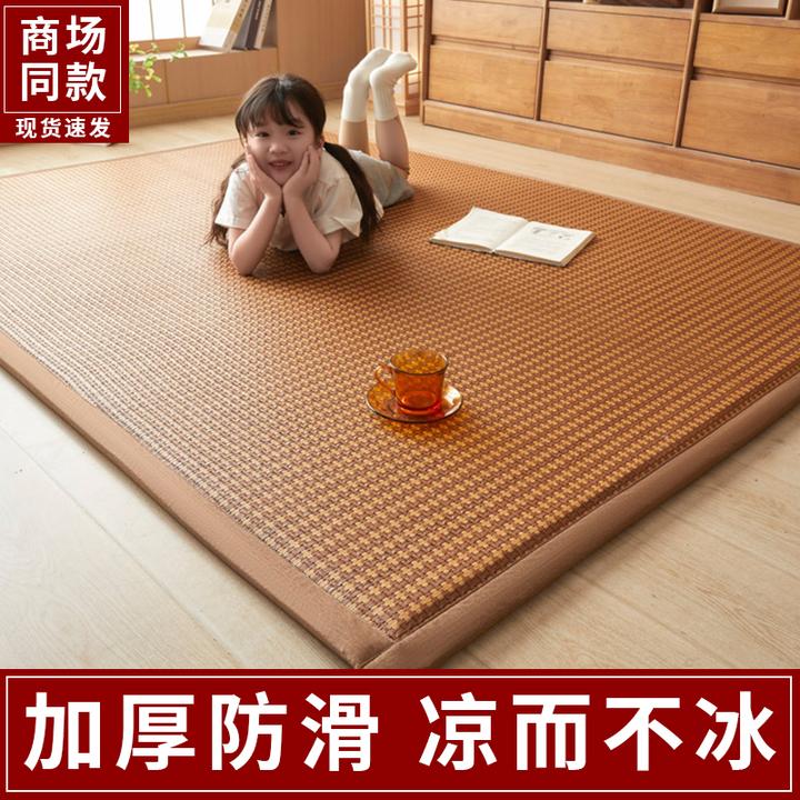 夏天2025新款凉席藤席地垫睡觉打地铺榻榻米床垫午睡垫冰藤席子