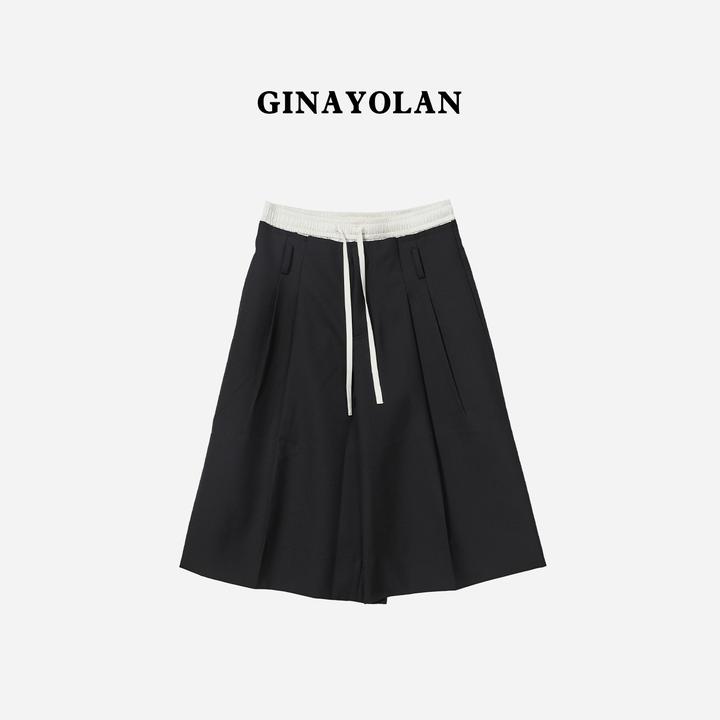 GINAYOLAN/瑾颜【私服系列】春夏新品休闲中裤