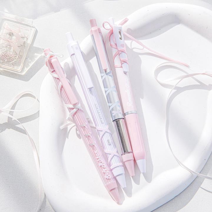 RosyPosy柔设笔文具学习用品中性笔黑笔ins学习用品开学速干顺滑