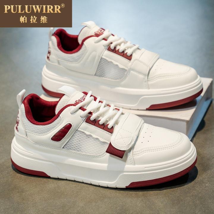 男鞋2025新款夏季网面透气潮流软底板鞋男士运动休闲百搭厚底时尚