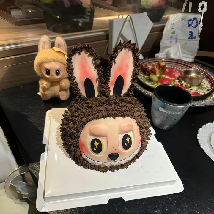 8喜冰淇淋Labubu-拉布布网红定制生日蛋糕送男女朋友同城配送全国