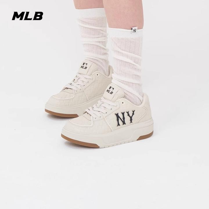 MLB官方复古穿搭印刻老花时尚学长鞋厚底增高板鞋25新款M25NSXE01