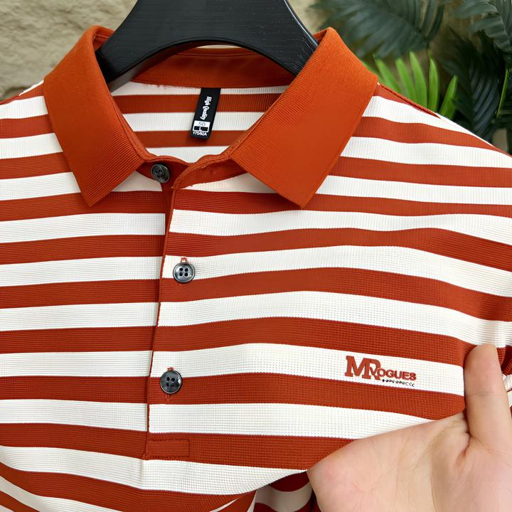 MAIGEDUNSJ/麦格顿世家夏季宽松型Polo衫薄款翻领男短袖男夏季