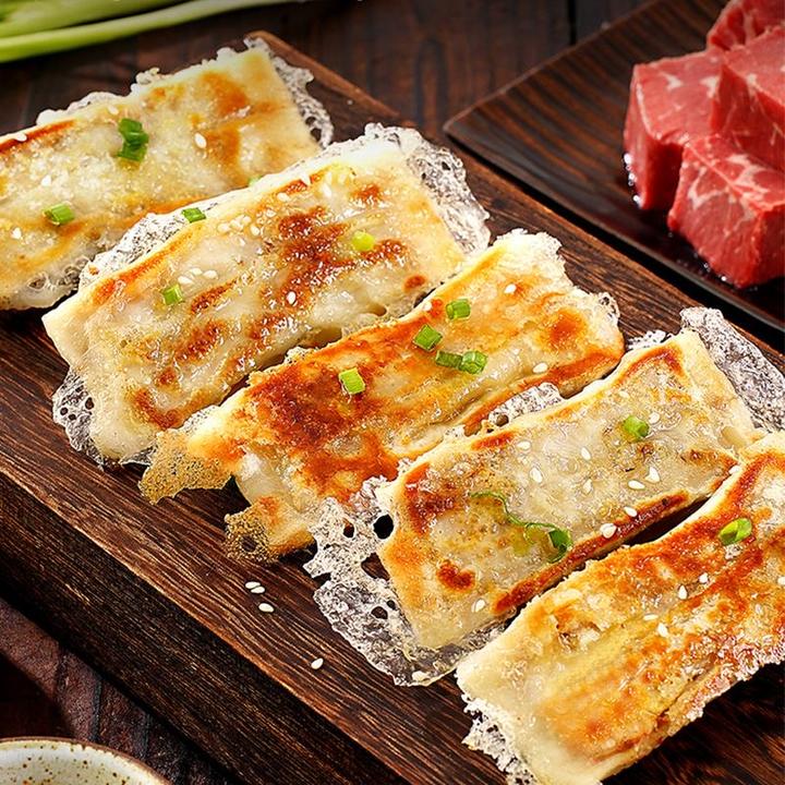 【麦田喜】麦田喜牛肉锅贴买一斤送一斤（约40只）速食早餐煎饺