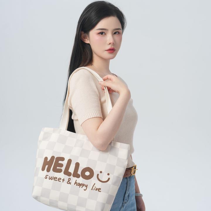 耐脏布袋行李布袋袋16-包包女款爆款2025新款女士帆布包上班通勤