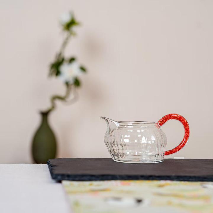 新品厦门展会新品纳福公道杯彩金红金纯手工个性轻奢