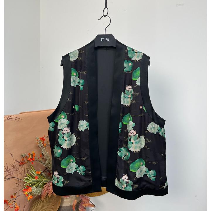 大码拼接马甲【小熊猫】