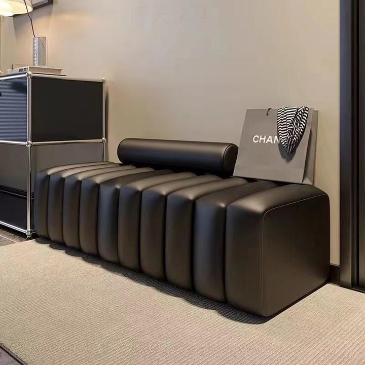 入户门口换鞋凳新款小户型客厅家用设计师长条沙发凳创意个性长凳