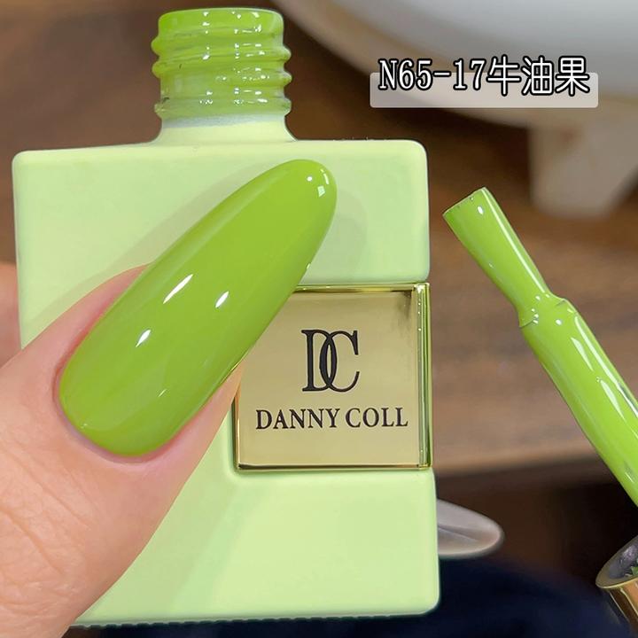 DANNY COLL/丹妮蔻绿色甲油胶夏天显白纯色美甲胶推荐脚指甲实色