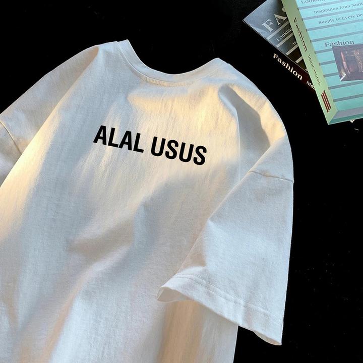 重磅纯棉短袖T恤男女款夏季美式潮牌上衣高级感网红洋气情侣半袖t