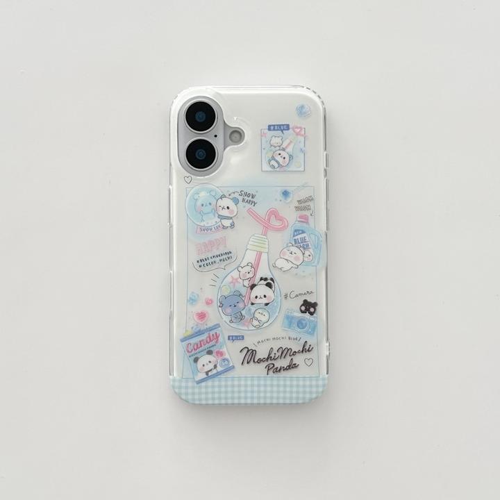 奥菲顿韩系可爱灯泡小熊适用iPhone16大孔手机壳华为vivo小米oppo