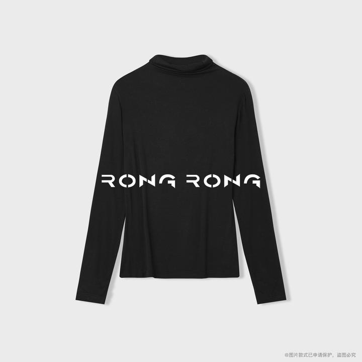溶溶【暖奢羊绒衫】RONGRONG 山羊绒混纺高领保暖休闲风打底衫P0290
