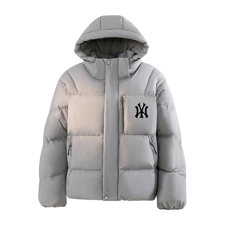 CQV冬季情侣款保暖连帽棉衣服高端印花面包服男士休闲宽松上衣潮