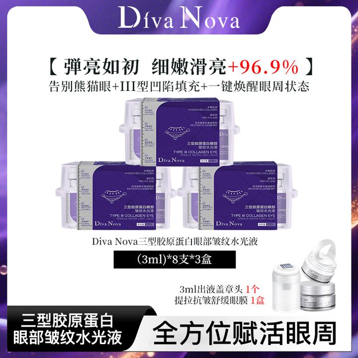 【眼周三型水光】DivaNova三型胶原蛋白眼部皱纹水光液紧致提拉