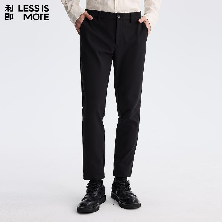 利郎【商旅系列】25冬季易打理修身保暖休闲裤百搭商务百搭弹力裤子